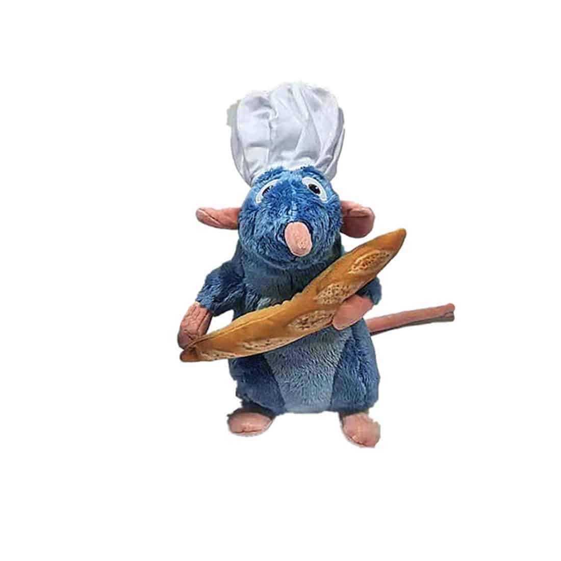 Plüschtier Ratatouille mit einem Baguette Plüschtier Ratatouille Plüschtier Disney Material: Baumwolle