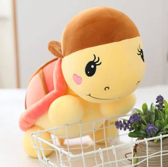 Joy Toy Night Buddies Ally Schildkröte - 31cm Plüschtier Mit Leuchtenden Augen