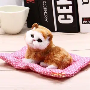 Plüsch Puppe Katze weiß Plüsch Katze Plüsch Tiere Material: Baumwolle