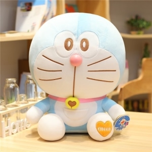 Plüschtier Doraemon mit gleichgültigem Gesicht Plüschtiere Plüschtiere Katze Material: Baumwolle