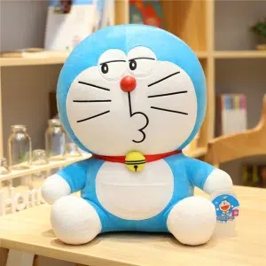 Plüschtier Doraemon mit gleichgültigem Gesicht Plüschtiere Plüschtiere Katze Material: Baumwolle