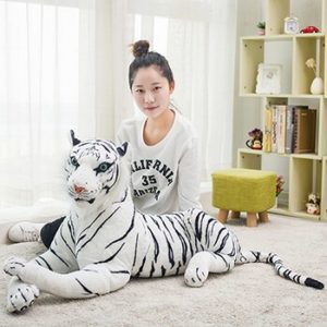 Große weiße Tiger Plüschtiere Riesiges Plüschtier Material: Baumwolle