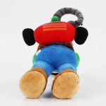 Plüsch Luigi erschreckt Plüsch Mario Material: Baumwolle