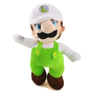 Plüschtier Luigi weißes und grünes Outfit Plüschtier Mario Material: Baumwolle