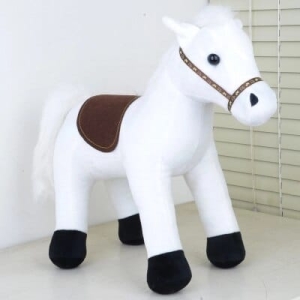 Plüschtier weißes Pferd adorable Plüschtier Pferd Material: Baumwolle