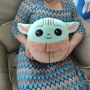 Plüschtier Baby Yoda grogu Plüschtier Baby Yoda Plüschtier Disney Material: Cotton