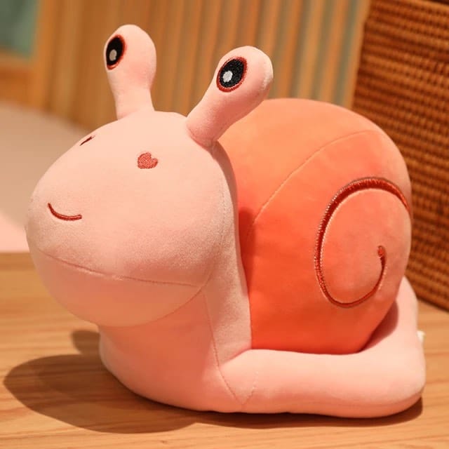 Kuschel-Schnecke Aus Plüsch – Gelbes Plüschtier 25 Cm, Weich & Kuschelig Als Geschenk Oder Deko
