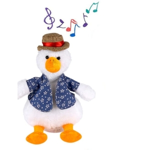 Plüschtier Tanzende weiße Ente Musikspielzeug Plüschtiere a7796c561c033735a2eb6c: Weiß