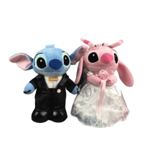 Disney Stitch and Angel Plüsch Hochzeit Plüsch Valentinstag a7796c561c033735a2eb6c: Blau|Rosa