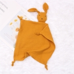 Baby Baumwoll- und Musselin-Schmusetuch, Weiche Decke für Neugeborene, Schlafpuppe für Kinder, Spielzeug, Beruhigendes Handtuch Disney Plüsch Kaninchen Plüsch Tier Material: Baumwoll-Gaze-Gewebe