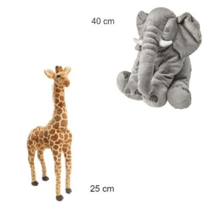 Savannentier-Paket Elefant und Giraffe Uncategorized 87aa0330980ddad2f9e66f: 25cm|40cm
