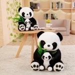 Plüschtier Mutter und Baby Panda Plüschtiere Plüschtier Panda Material: Baumwolle