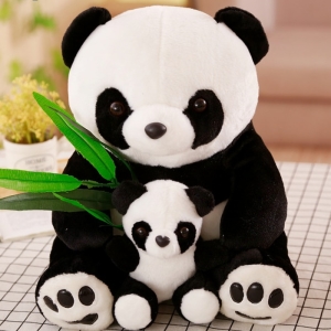 Plüschtier Mutter und Baby Panda Plüschtiere Plüschtier Panda Material: Baumwolle