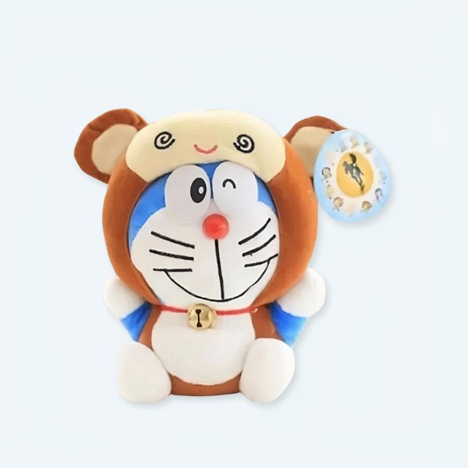 Grandi Giochi Doraemon Plüschtier – 20 Cm, 4 Verschiedene Modelle (Zufallsauswahl)